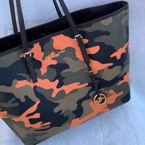 Michael Kors Camouflage Poppy Tote